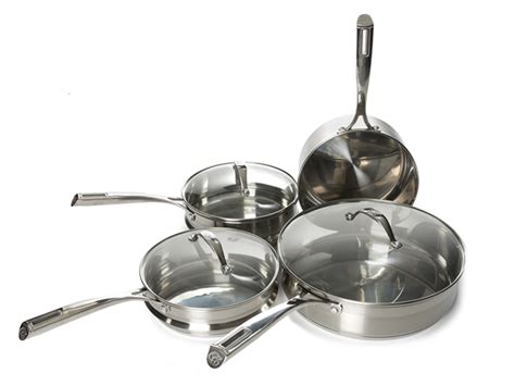 12 Pc SS Stackable Cookware Set