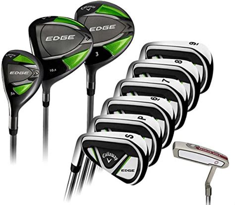 Callaway Edge 10-Piece Golf Club Complete Set, Left Handed