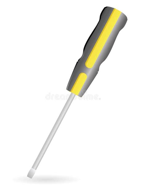 Phillips Head Screwdriver Flat Vector Icon Stock Vector Illustration