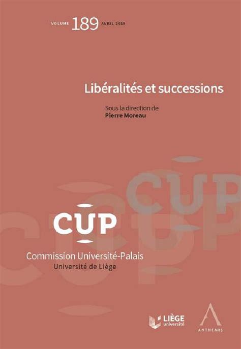 Lib Ralit S Et Successions Pierre Moreau Re Dition Lgdj Fr