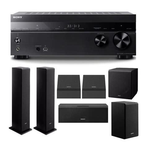 Sony STR-DH790 7.2-Channel 4K HDR A/V Receiver and Speakers Bundle ...