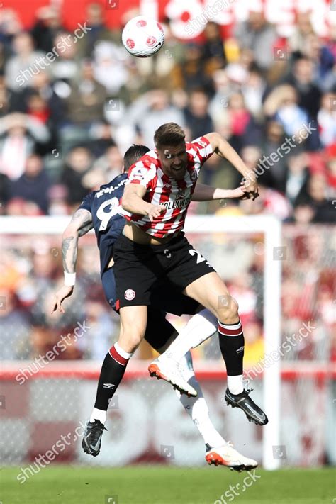 Kristoffer Ajer Brentford Wout Weghorst Burnley Editorial Stock Photo