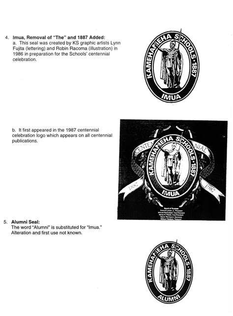 History of the Kamehameha Schools seal (logo) | Kamehameha Schools ...