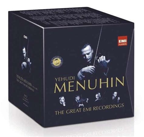 Audio Cd Menuhin The Great Emi Recordings Menuhin Yehudi