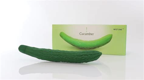 Quaige Vegetable Cucumber Vibrator Sex Toy With Vibration Speed