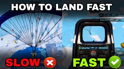 How To Land Faster Than Other Enemy S In Pubg Mobile Bgmi YouTube