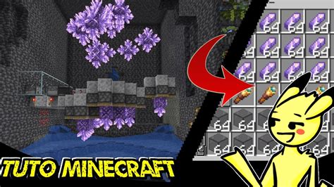 Usine 100 Automatique AMETHYSTE 1 18 1 17 Minecraft YouTube