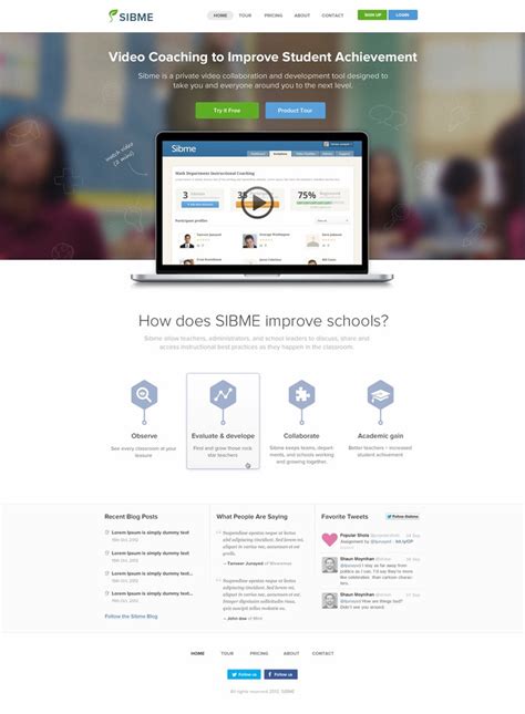 Showcase Of Best Landing Pages Design Inspiration