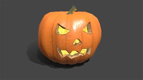 Halloween Carved Pumpkin 🎃 Download Free 3d Model By Glowbox 3d Glowbox3d [3943538] Sketchfab