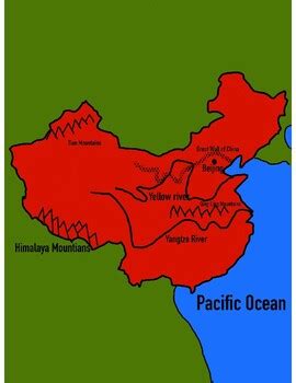 Ancient China Geography by inbeTweeners | Teachers Pay Teachers