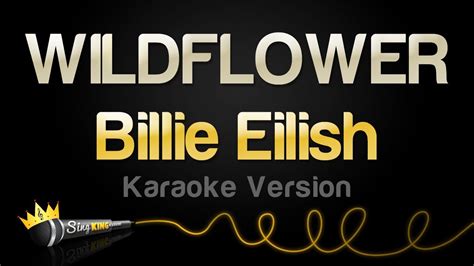 Billie Eilish Wildflower Karaoke Version Youtube