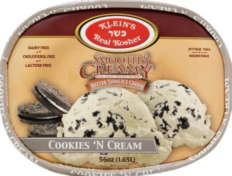 Klein S Real Kosher Cookies Cream Ice Cream Tub Oz Pick N Save