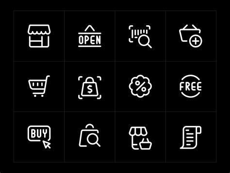 Ecommerce Icon Sets Free And Paid