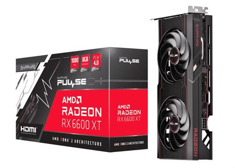 Tarjeta De Video Sapphire Pulse Radeon Rx 6600 Xt 8gb Gddr6 Pci Express 40 Atx Video Card 11309