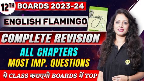 Class English Flamingo Full Revision All Chapters Most Important