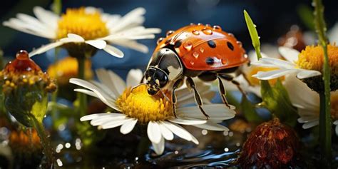 Premium Ai Image Ai Generated Ai Generative Ladybird Ladybug On