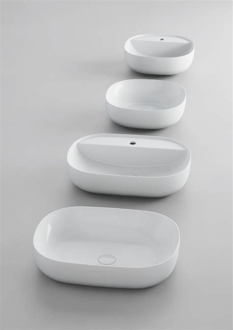 Lavabo Da Appoggio Rettangolare In Ceramica Elegance Zip Lavabo