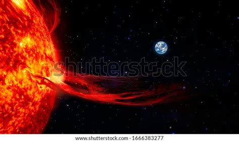 Solar Prominence Solar Flare Magnetic Storms Stock Photo (Edit Now ...