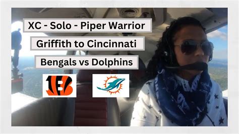 Xc Vfr Solo Trip To Cincinnati Ohio Bengals Vs Dolphins Piper