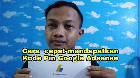 Cara Verifikasi Kode Pin Google Adsense Youtube