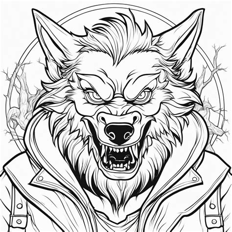 Were Wolf Coloring Page Free Printable Coloring Craze