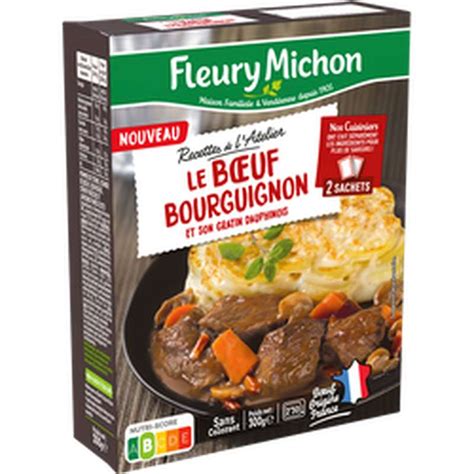 Le Boeuf Bourguignon Et Son Gratin Dauphinois Fleury Michon 300 G