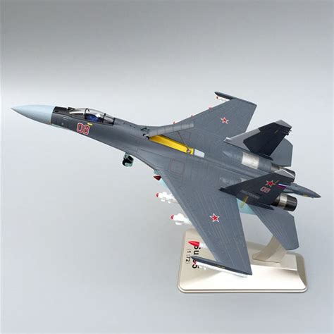 1/72 Plane airplane model Su 35 fighter alloy metal diecast Su35 Sukhoi ...