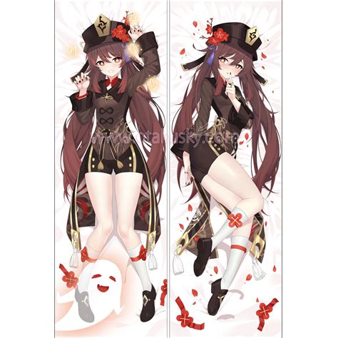 Genshin Impact Dakimakura Hu Tao Walnut Body Pillow Case Sm