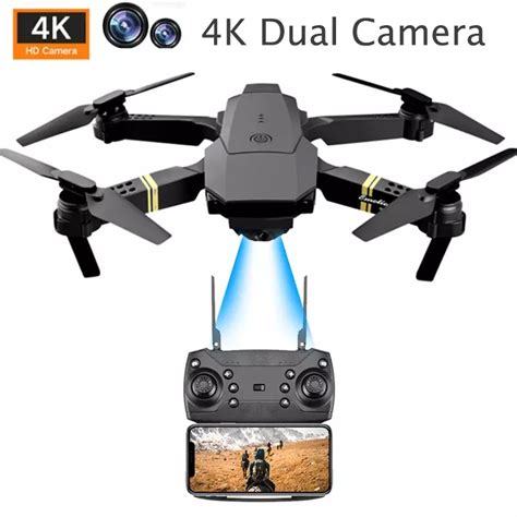 Ripley DRON DOBLE CÁMARA 4K WIFI CONTROL REMOTO PLEGABLE