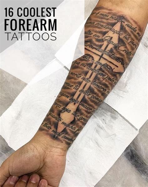 16 Coolest Forearm Tattoos For Men Cool Forearm Tattoos Forearm Tattoo Design Forearm Tattoos