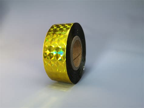 Holografic Prisma Gold M Deco Tape