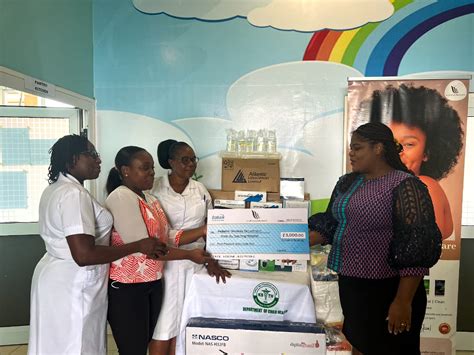 Curves And Brushes Donates To Korle Bus Paediatric Oncology Unit News