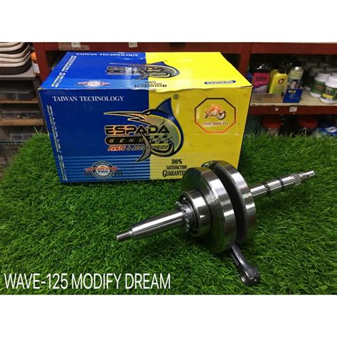 CRANKSHAFT ASSY RACING ESPADA WAVE 125 MODIFY DREAM JET UP 2 0MM