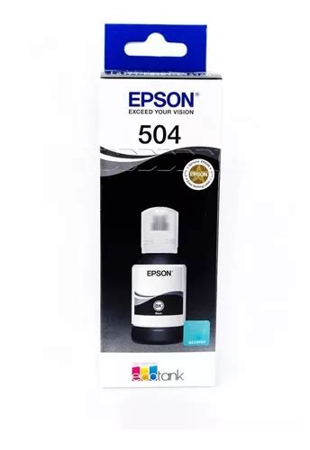 Botella De Tinta Epson T504 Negro MercadoLibre