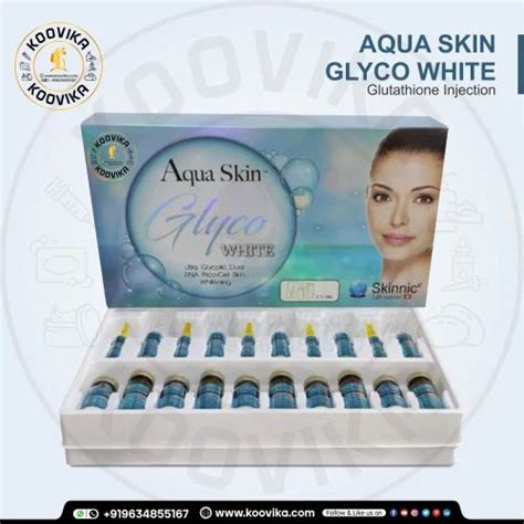 Aqua Skin Glyco White Skin Whitening Injection Packaging Type Bottle