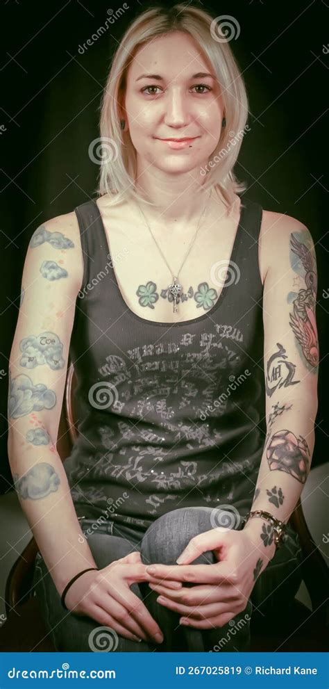 Beautiful Woman Smiling With Long Blonde Hair Stock Image Image Of Lovely Shirt