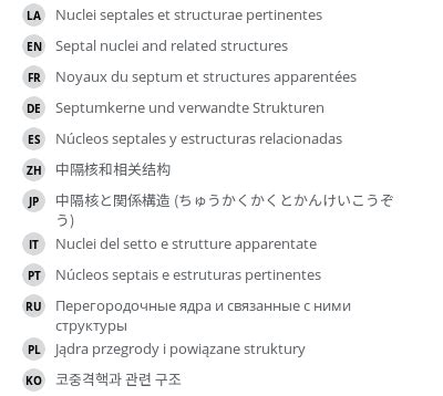 Septal nuclei and related structures - e-Anatomy - IMAIOS