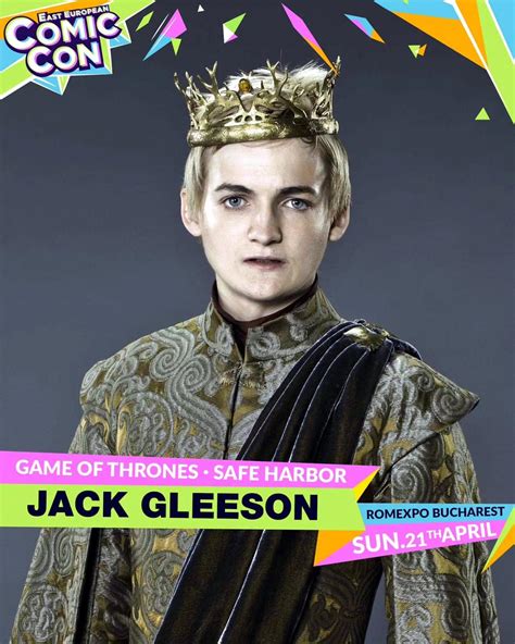 Game Of Thrones Actor Jack Gleeson Unveiled As Guest For Comic Con In