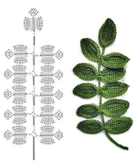 Blatt H Keln Mehr Craftidea Org Crochet Leaf Patterns Irish