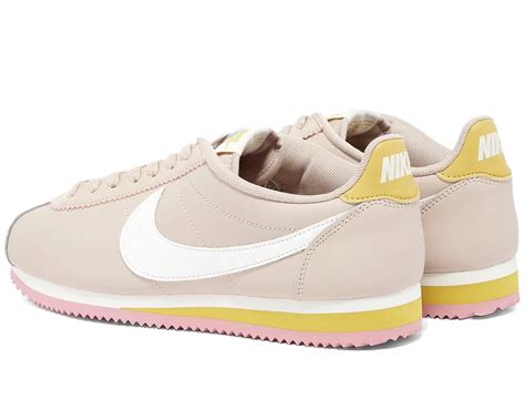 Womens Nike Classic Cortez Leather Fossil Stone Summit White Womens