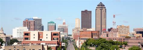 Des Moines Skyline Panorama