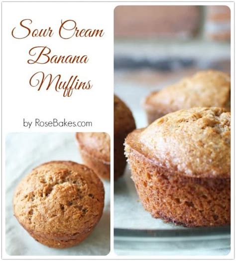 Sour Cream Banana Muffins