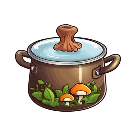 Premium Vector Cartoon Cooking Pot Pan Vector Illustration