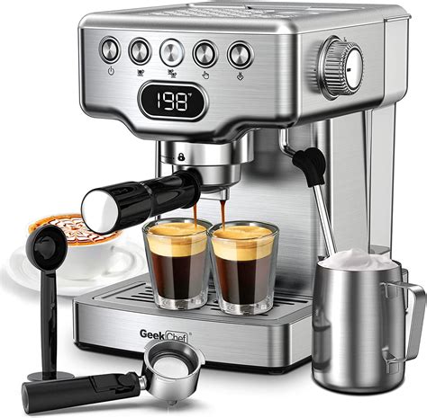 Geek Chef Espresso Machine Bar Maker Coffee Machine With Ese Pod