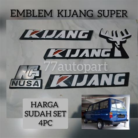 Jual Emblem Logo Kijang Super Set 4pc Di Lapak 77autopart Bukalapak