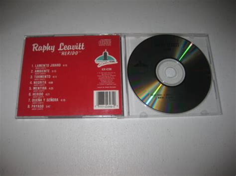 Raphy Leavitt Herido Cd Original Leer Antes De Comprar Ebay