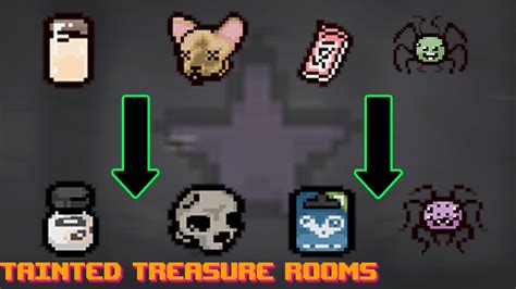 30 Tainted Items Tainted Treasure Rooms Full Mod Showcase Tboi