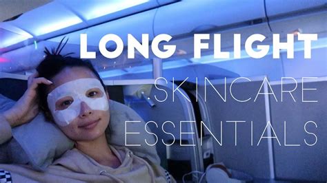 My In Flight Skincare Routine Airplane Skincare Aja Dang Youtube