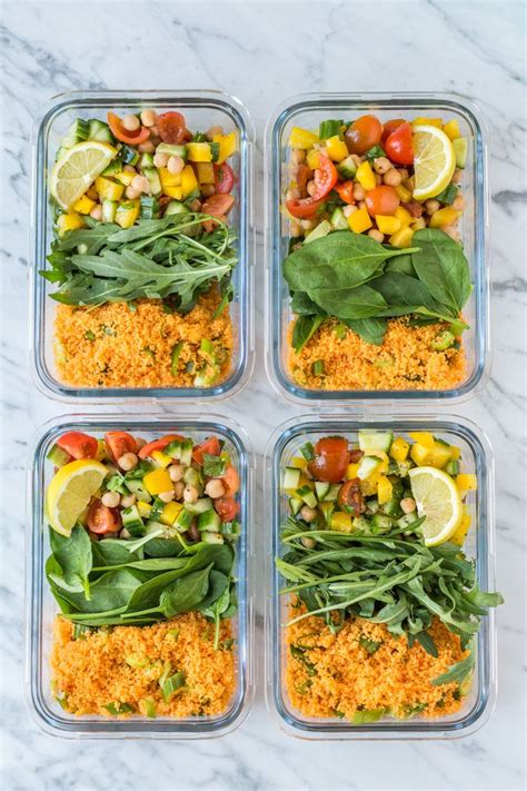 Minuten Meal Prep Couscous Salat Heavenlynn Healthy Recept