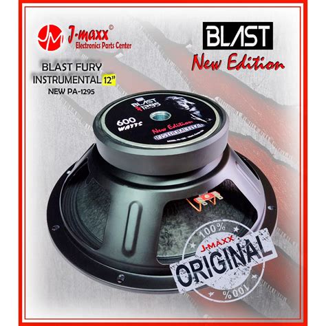 Blast Fury New Edition Pa Instrumental Speaker Inches W